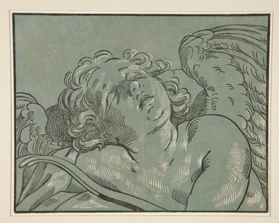 Sleeping Cupid by Bartolomeo Coriolano