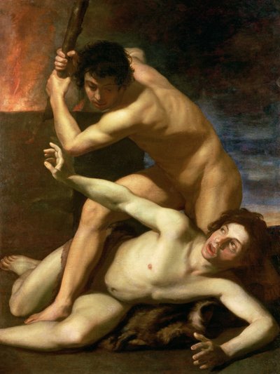 Cain murdering Abel, c.1610 by Bartolomeo Manfredi