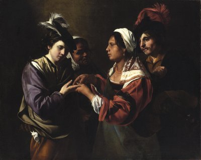 The Fortune Teller by Bartolomeo Manfredi