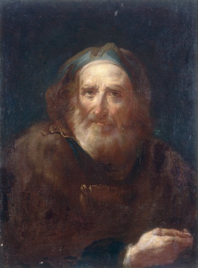 Portrait of an Old Man by Bartolomeo Nazzari