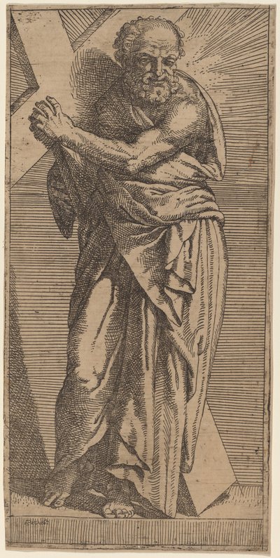 Saint Andrew by Bartolomeo Passarotti