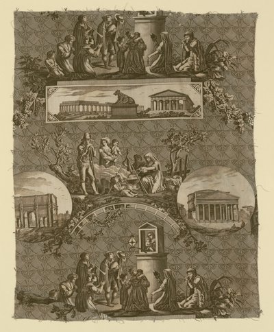 The Roman (Furnishing Fabric) by Bartolomeo Pinelli