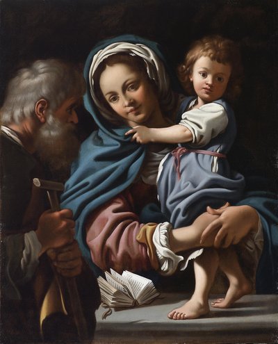 The Holy Family by Bartolomeo Schedoni