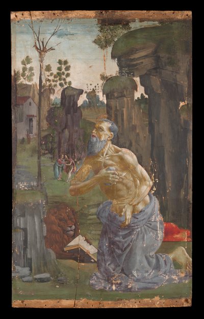 Penance of Saint Jerome by Bartolomeo di Giovanni