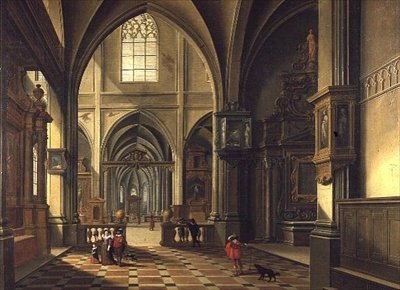 Interior of a Cathedral by Bartolomeus van Bassen