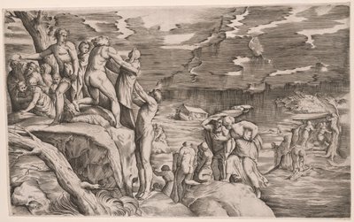 The Deluge by Battista Franco