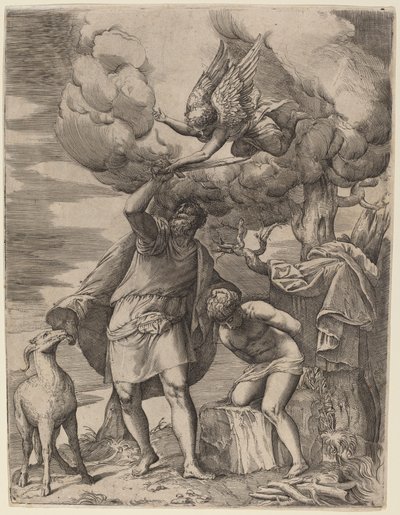 The Sacrifice of Abraham by Battista Franco