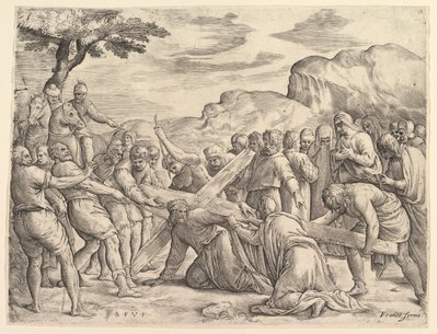Christ Carrying the Cross by Battista Franco Veneziano