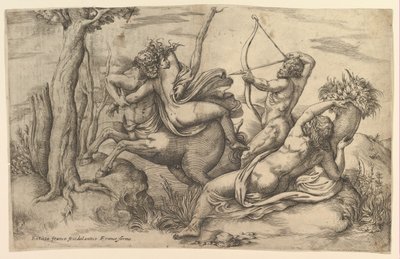 The Abduction of Dejanira by Battista Franco Veneziano