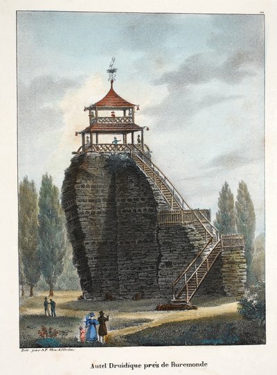 Druidic Altar near Roermond by Belgian School
