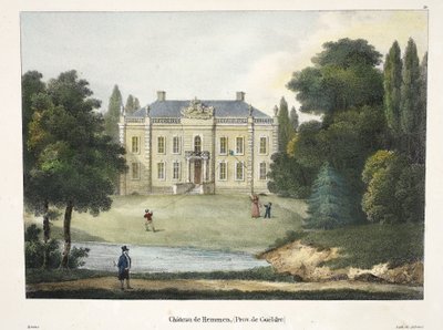 Château de Hemmen by Belgian School