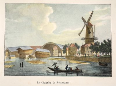 Le Chantier de Rotterdam by Belgian School