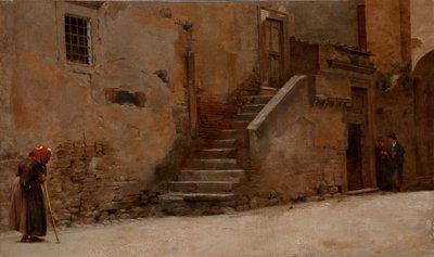Street in Italy by Belmiro de Almeida