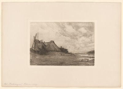 Farm with Mill by Benedikt Momme Nissen