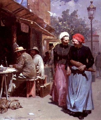 Parisian Market by Benjamin Osro Eggleston
