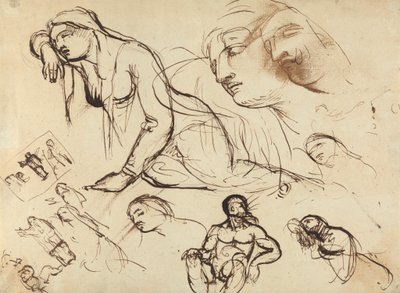 Figure Studies of the Virgin Mary by Benjamin Robert Haydon