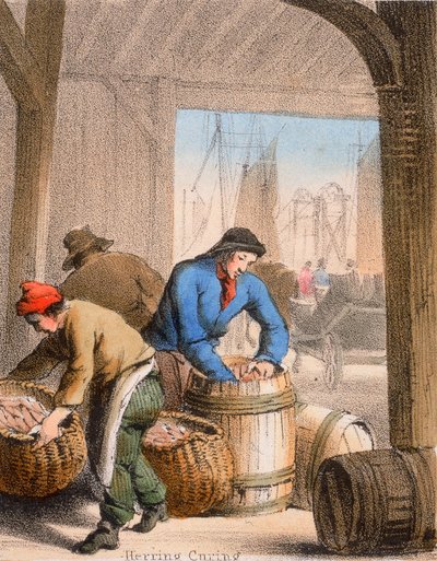 Herring Curing by Benjamin Waterhouse Hawkins
