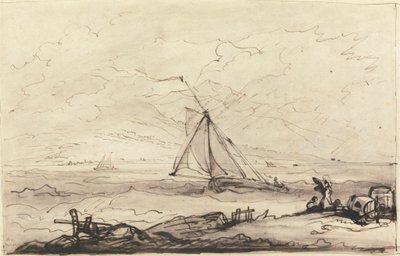 A Squall off a Mountainous Coast by Benjamin West