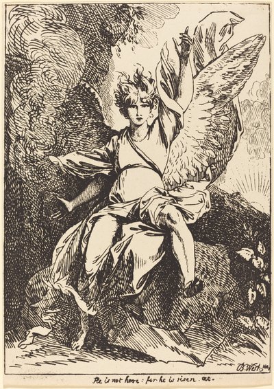 Angel of the Resurrection by Benjamin West