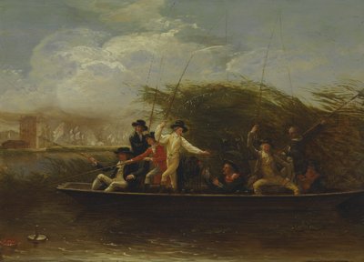 Gentlemen Fishing by Benjamin West