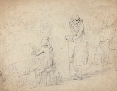 The Connoisseur by Benjamin West