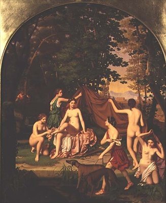 Diana and her Nymphs by Benno Friedrich Tormer