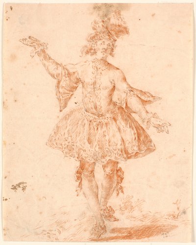 Standing Male Theater Figure by Benoît Le Coffre