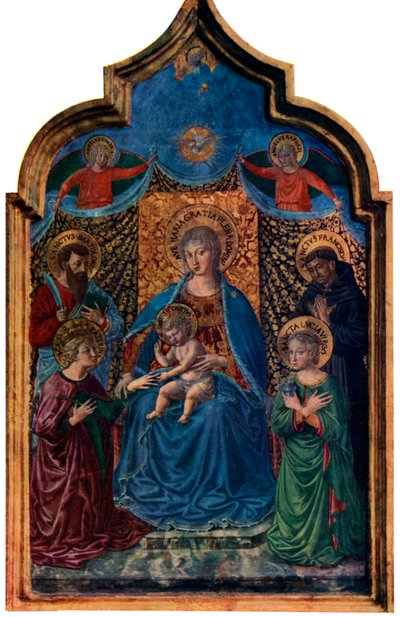 Mystical Marriage of St Catherine by Benozzo Gozzoli