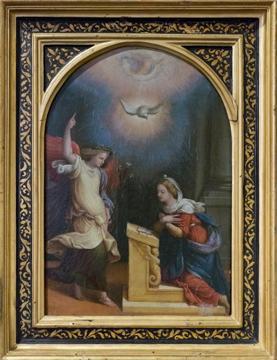 Annunciation by Benvenuto Tisi da Garofalo
