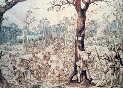 The Hunting Party, 16th century by Bernard van Orley