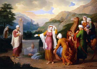 Rebecca at the Well by Bernard Duvivier