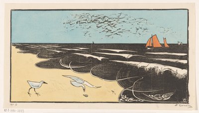 Sea at Bergen by Bernard Essers (signed by artist)