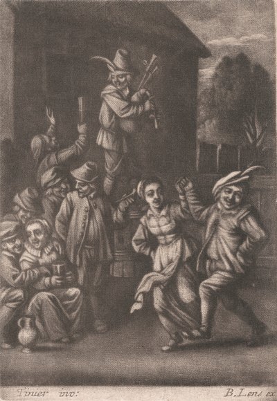 Dancing Peasants by Bernard Lens