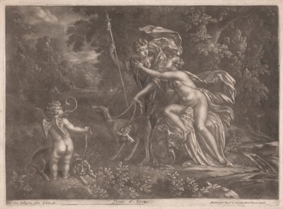 Venus and Adonis by Bernard Lens