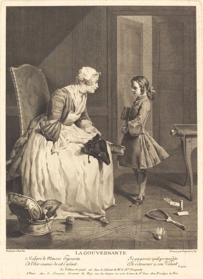 The Governess by Bernard Lépicié after Jean Siméon Chardin