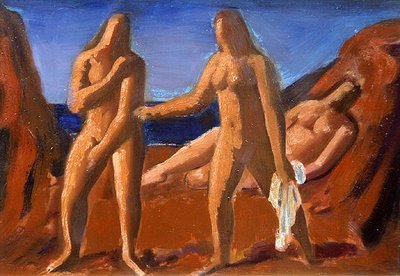 Group of Bathers by Bernard Meninsky