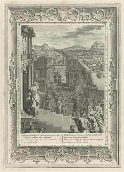 Cassandra predicts the downfall of Troy by Bernard Picart