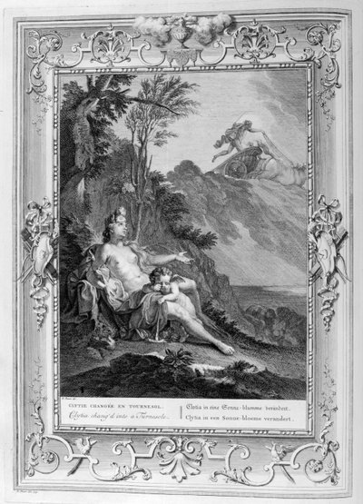 Clythie (Clytie) (engraving) by Bernard Picart