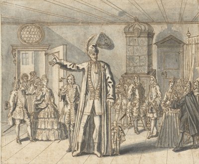 The Giant Cajanus in Haarlem by Bernard Picart