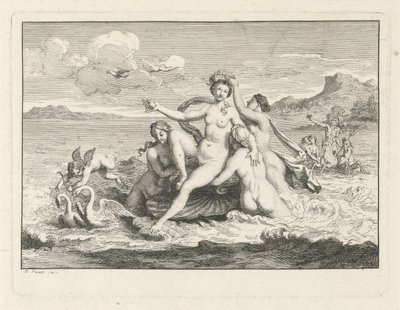 The Birth of Venus by Bernard Picart