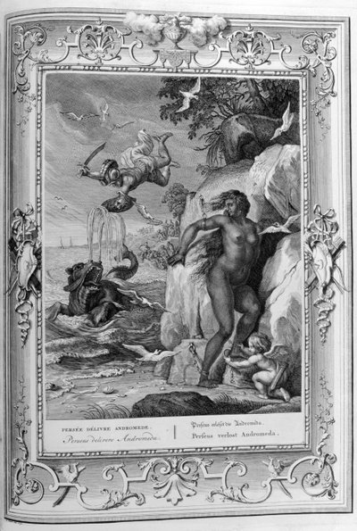 Perseus Rescues Andromeda by Bernard Picart