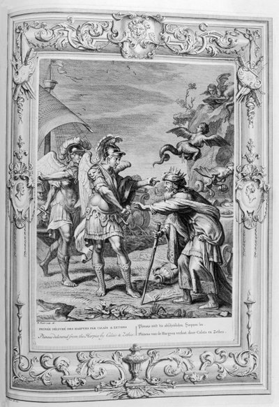 Phineus and the Harpies by Bernard Picart