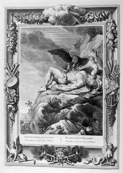 Prometheus Tortured by a Vulture, 1733 by Bernard Picart