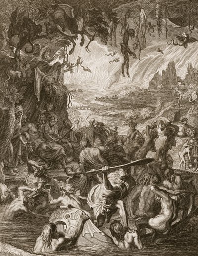 Scene of Hell by Bernard Picart