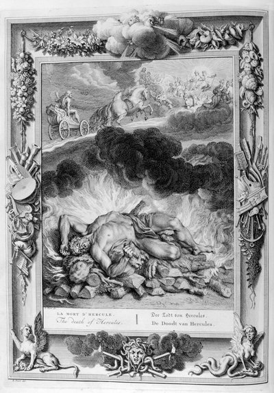 The Death of Hercules by Bernard Picart