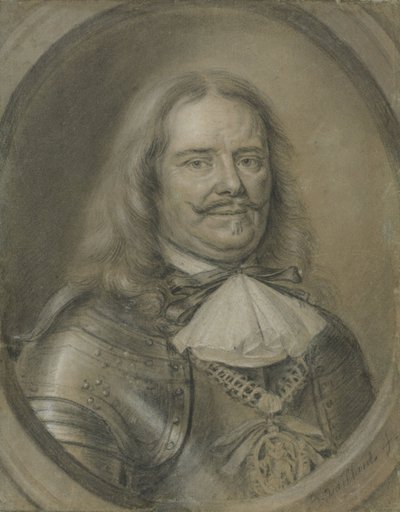 Portrait of Michiel Adriaansz. de Ruyter by Bernard Vaillant