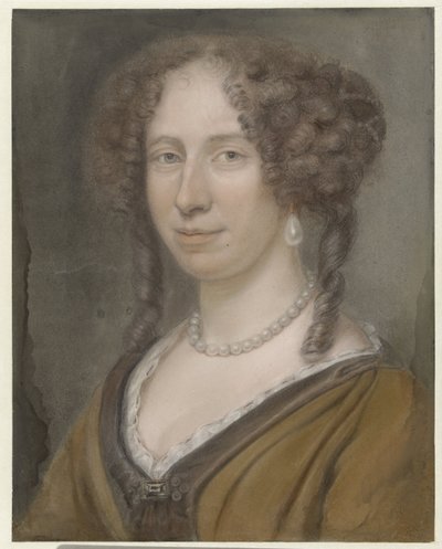 Portrait of an unknown lady by Bernard Vaillant
