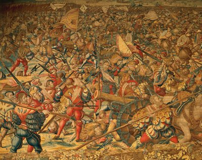 Battle of Pavia in 1525 by Bernard van (after) Orley