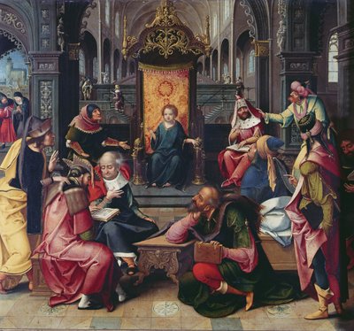 Christ in the Temple by Bernard van Orley