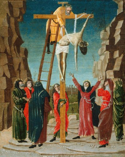 The Descent from the Cross, c. 1485 by Bernardino Butinone